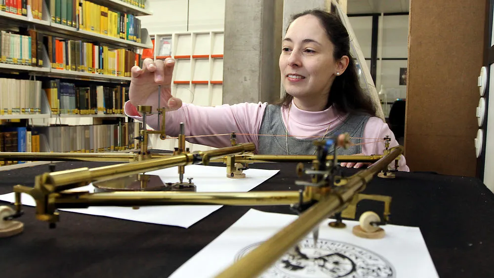 Preisträgerin in der Kategorie Mathematik: Ilka Agricola (Philipps-Universität Marburg). Foto: Thorsten Richter/Oberhessische Presse